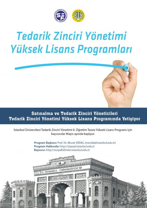 tedarik zinciri yonetimi yuksek lisans programi basvurulari basladi prof dr murat erdal satinalma lojistik ve tedarik zinciri yonetimi danismanligi